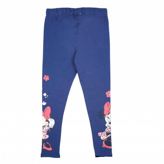 Pantaloni din bumbac cu aplicație de mini mouse, pentru fete Minnie Mouse 80696 2
