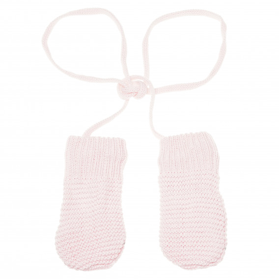 Mănuși tricotate cu un deget, roz Cool club 80700 2