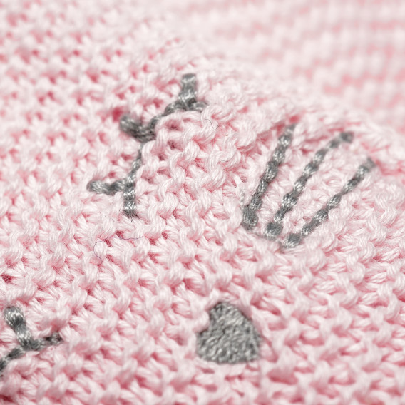 Mănuși tricotate cu un deget, roz Cool club 80701 3