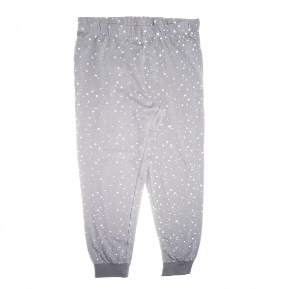 Pijamale de bumbac din două piese, cu imprimeu cu nori și steluțe, pentru fete Cool club 80981 4
