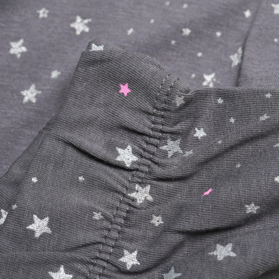Pijamale de bumbac din două piese, cu imprimeu cu nori și steluțe, pentru fete Cool club 80984 6
