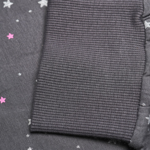 Pijamale de bumbac din două piese, cu imprimeu cu nori și steluțe, pentru fete Cool club 80986 8