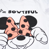 Pijamale din bumbac din două piese cu imprimeu cu Minnie Mouse, pentru fete Minnie Mouse 81109 5