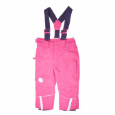 Salopetă de schi impermeabilă, roz, pentru fete Cool club 81301 