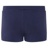 Pantaloni scurți de culoare albastră, cu buzunare și talie elastică, pentru fete Tuc Tuc 81402 2