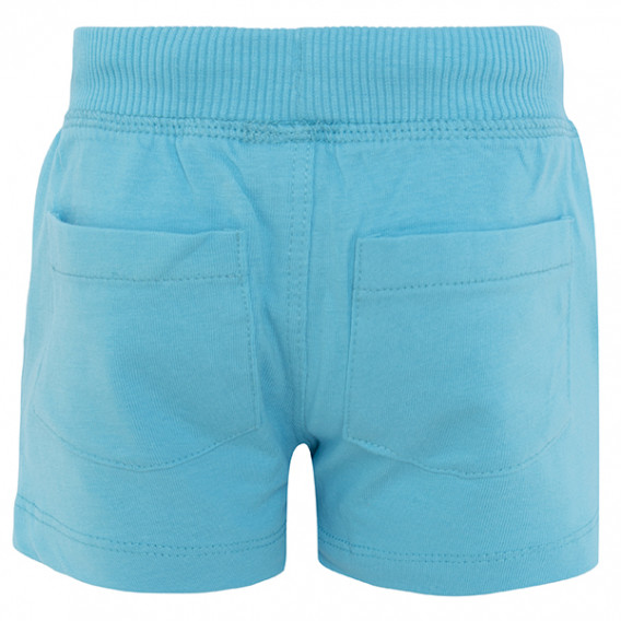 Pantaloni scurți din bumbac, de culoare albastră, pentru băieți Tuc Tuc 81411 2