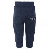 Pantaloni sport albaștri cu imprimeu alb, pentru băieți Tuc Tuc 81420 2
