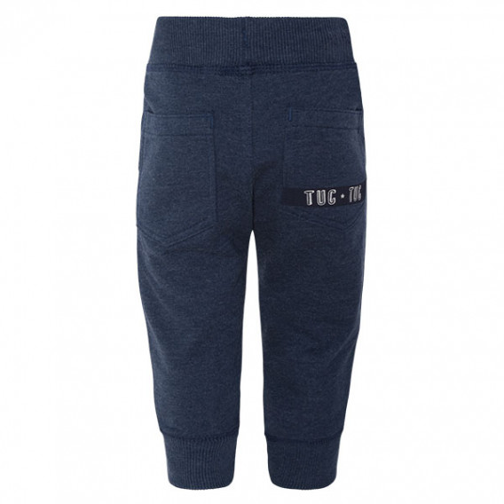 Pantaloni sport albaștri cu imprimeu alb, pentru băieți Tuc Tuc 81420 2
