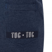 Pantaloni sport albaștri cu imprimeu alb, pentru băieți Tuc Tuc 81421 3