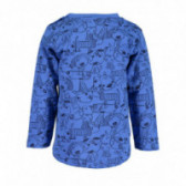 Bluză din bumbac cu mânecă lungă și imprimeu cu cățel BLUE SEVEN 81544 2
