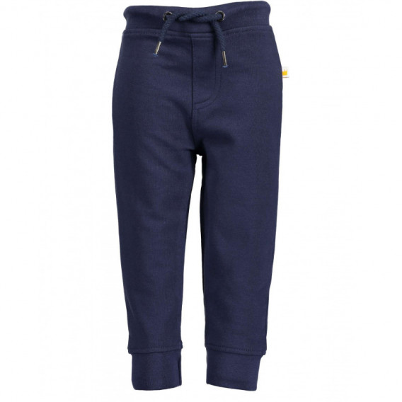 Pantaloni de bumbac cu talie reglabilă pentru băieți, albaștri BLUE SEVEN 81549 