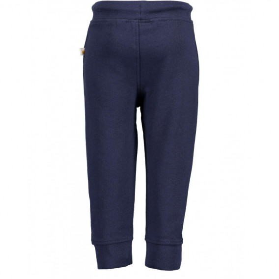 Pantaloni de bumbac cu talie reglabilă pentru băieți, albaștri BLUE SEVEN 81550 2
