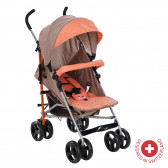 Cărucior CHERYL Baby cu construcție și design elvețian, portocaliu ZIZITO 81885 