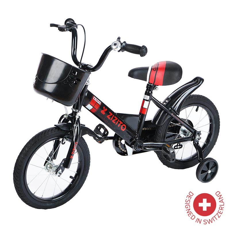 Anais bicicletă pentru copii, 14”, de culoare neagră  81902