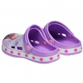 Papuci înghețate pentru fete în purpuriu cu decorare înghețată Arnetta 82057 3