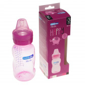 Sticlă pentru bebeluși, 330 ml, roz BebeDue 82416 6