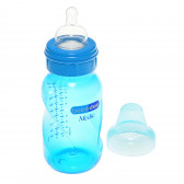 Biberon colorat pentru bebeluși 330 ml., Albastru BebeDue 82425 3