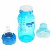 Biberon colorat pentru bebeluși 330 ml., Albastru BebeDue 82426 2