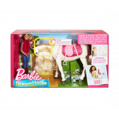 Păpușa Barbie - cal interactiv cu mișcări și sunete Barbie 8276 