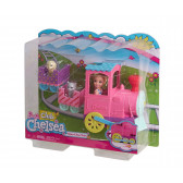 Set de joc - Chelsea cu un tren Barbie 8281 