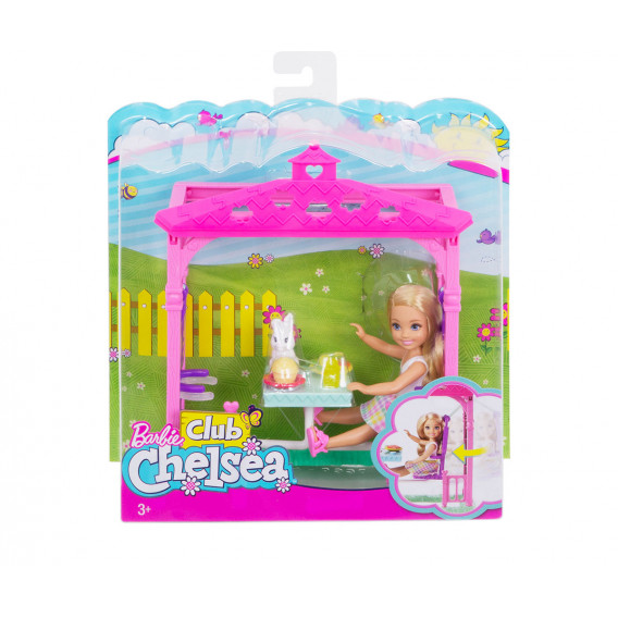 Păpușă Barbie  - un set de joacă Chelsea cu jucării Barbie 8282 