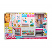 Set de jocuri de lumini și sunete - bucătărie Barbie 8283 