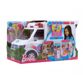 Păpușa Barbie Clinică Mobilă - set de joacă cu Ambulanță Barbie 8284 8