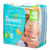 Scutece de unică folosință Pampers Active Baby Dry, Mărimea: 6, 36 buc Pampers 82905 