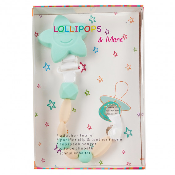 Clips pentru suzetă, Lollipops & More, pasteluri Lollipops &More 83311 2