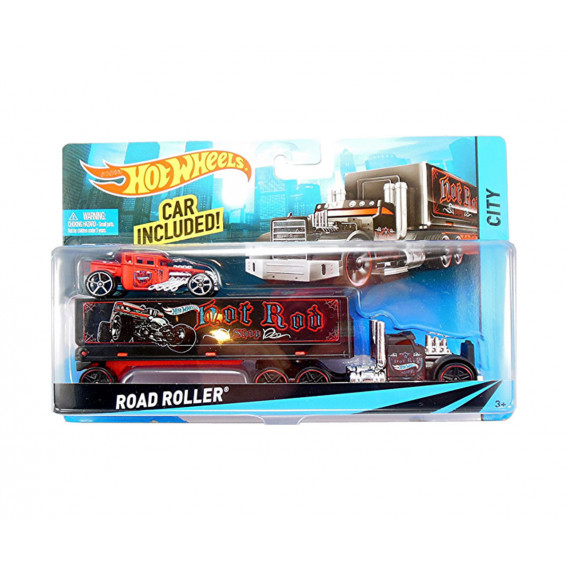 Camion Hot Wheels cu mașină, sortiment Hot Wheels 8337 