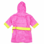 Halat de baie pentru fetițe cu decor vesel, roz Inter Baby 83433 3