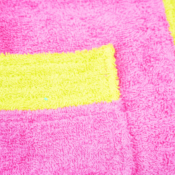 Halat de baie pentru fetițe cu decor vesel, roz Inter Baby 83436 5
