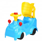Mașină cu scaun și mâner în albastru Mochtoys 83457 5