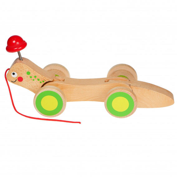 Jucărie din lemn, cu țestoasă Dino Toys 83729 6