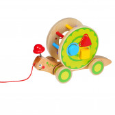 Jucărie din lemn, cu țestoasă Dino Toys 83730 7