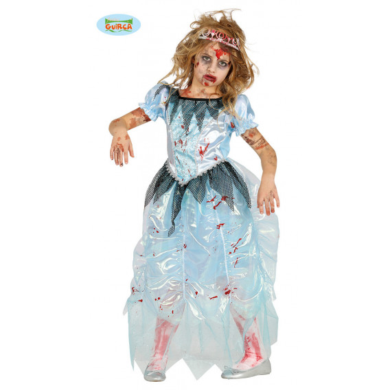 Costum de carnaval prințesa zombie, pentru fete Fiesta Guirca 83886 