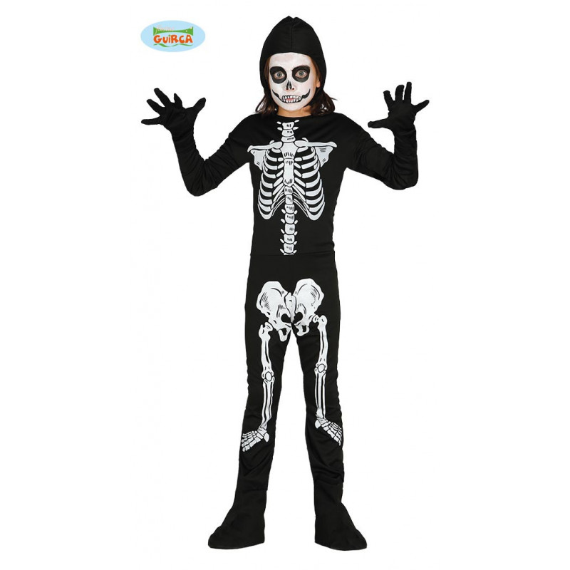Costum de carnaval Halloween schelet  83912