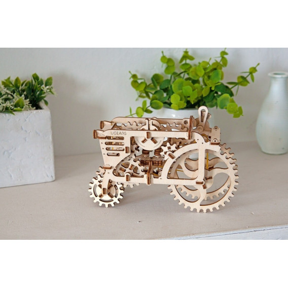 Puzzle mecanic 3D, Tractor Ugears 83919 2