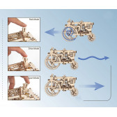 Puzzle mecanic 3D, Tractor Ugears 83920 3