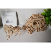 Puzzle mecanic 3D, Caleașcă Ugears 84025 15