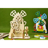 Puzzle mecanic 3D 4kids Mill Ugears 84054 13