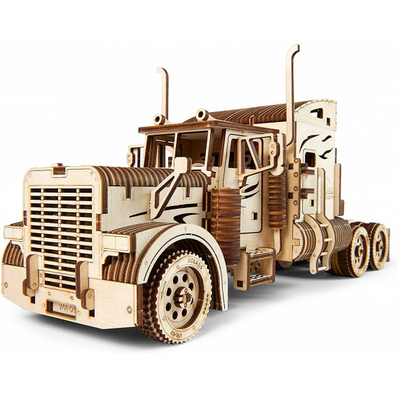 Puzzle 3D, Camion Heavy Boy Ugears 84144 2