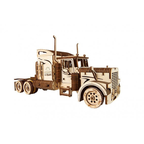 Puzzle 3D, Camion Heavy Boy Ugears 84152 10