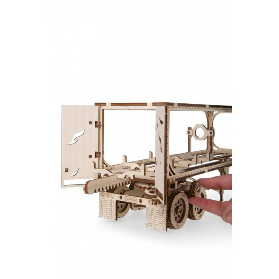 Puzzle 3D mecanic, Remorcă pentru camion Heavy Boy Ugears 84182 9