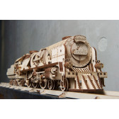Puzzle mecanic 3D, Tren V-Express Ugears 84264 8