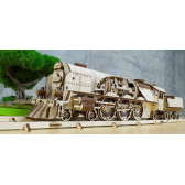 Puzzle mecanic 3D, Tren V-Express Ugears 84265 9