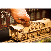Puzzle mecanic 3D, Tren V-Express Ugears 84287 31