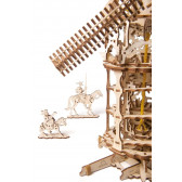 Puzzle mecanic 3D, Moara de vânt Ugears 84312 18