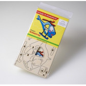 Puzzle mecanic 3D pentru copii, Elicopter Ugears 84412 10