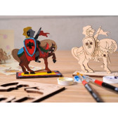 Puzzle mecanic 3D pentru copii,  Cavaler Ugears 84414 3